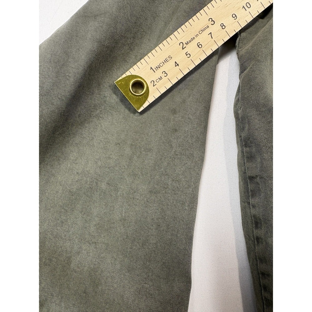 Sanctuary Utility Jacket Women's Small Zip-up 4-Pocket Elastic Waist Military - Picture 11 of 11